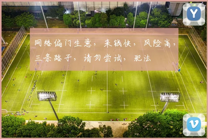网络偏门生意，来钱快，风险高，三条路子，请勿尝试，犯法